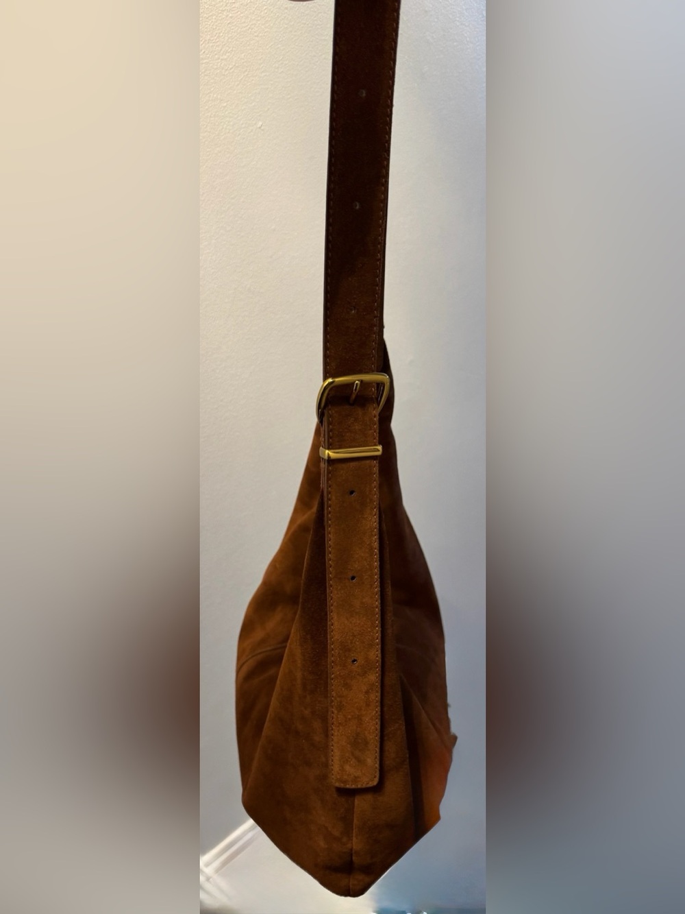 Madewell  Suede Essentials Slouch Hobo Bag NEW - Picture 11 of 16